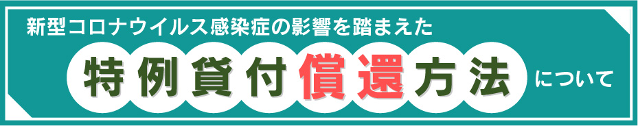 特例貸付償還方法について
